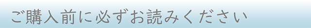 ご購入前にお読みください。